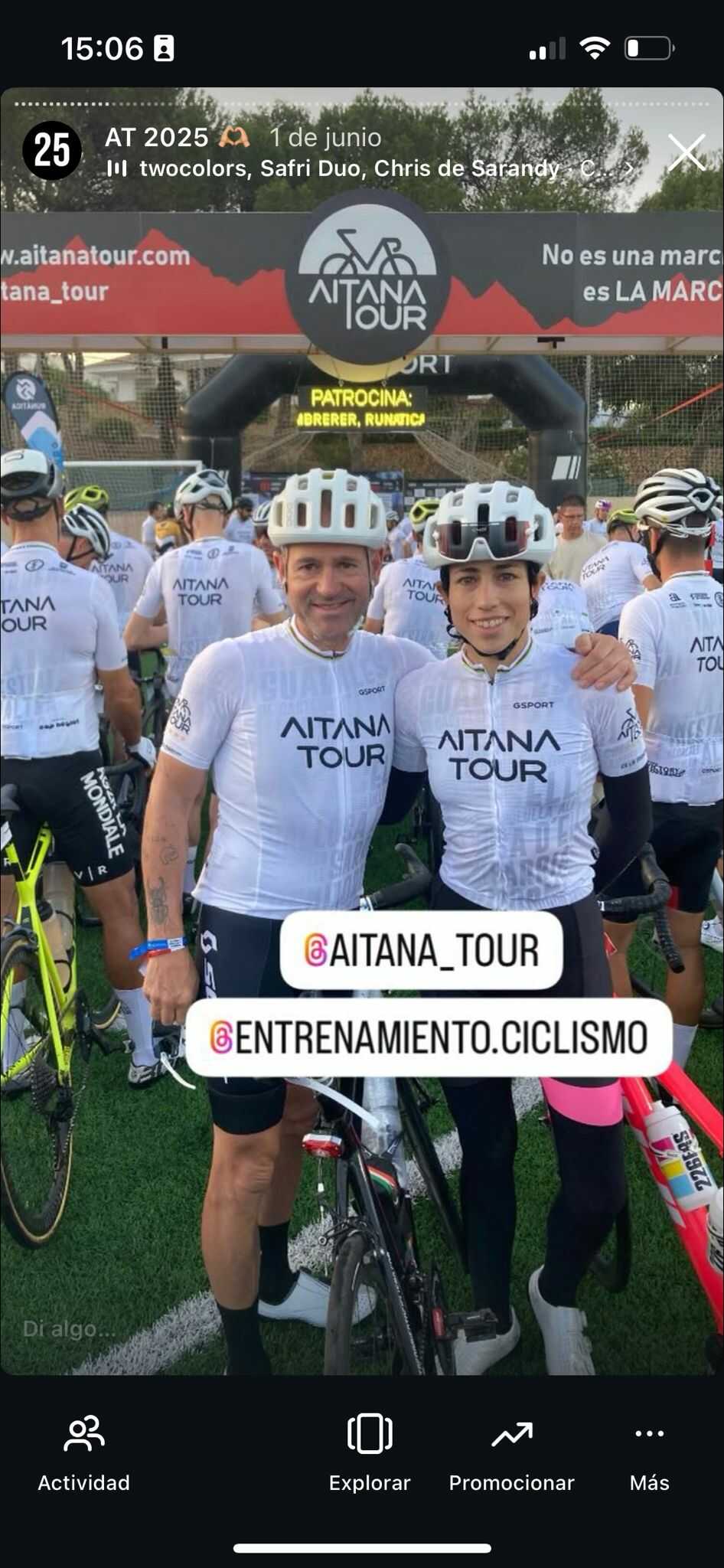 Miembro de la familia Aitana Tour 13